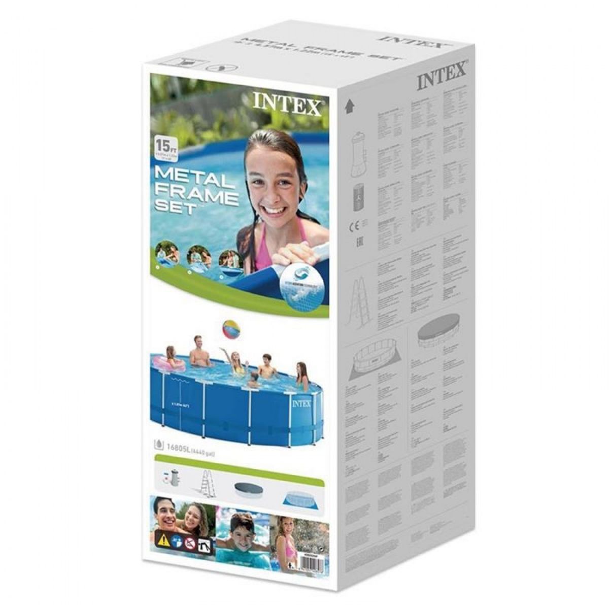 Бассейн каркасный 457х122 см с аксессуарами INTEX 28242NP Бассейн каркасный 457х122 см с аксессуарами INTEX 28242NP