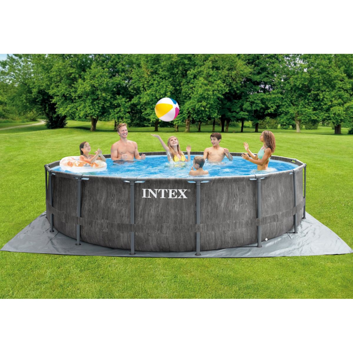 Бассейн каркасный 457х122 см с аксессуарами INTEX 26742NP Бассейн каркасный 457х122 см с аксессуарами INTEX 26742NP